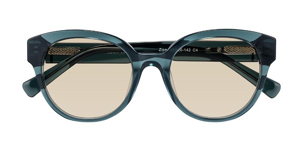 Front of Zipa in Petrol Blue