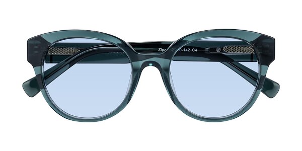 Front of Zipa in Petrol Blue