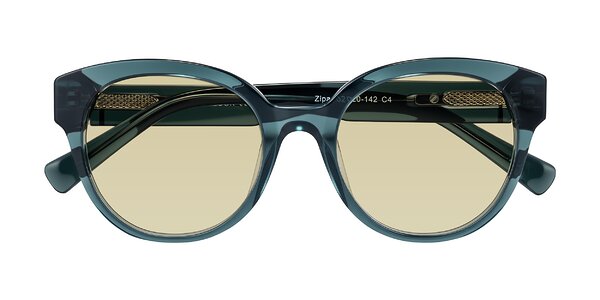 Front of Zipa in Petrol Blue