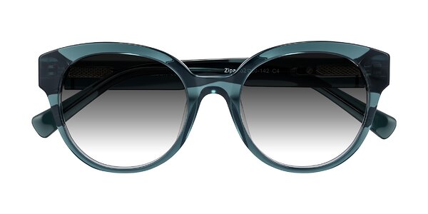 Front of Zipa in Petrol Blue