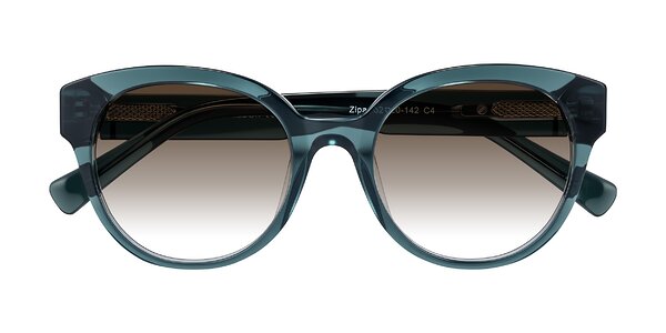 Front of Zipa in Petrol Blue