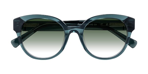 Front of Zipa in Petrol Blue