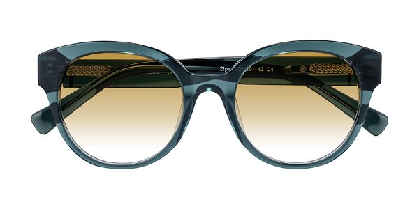 Front of Zipa in Petrol Blue