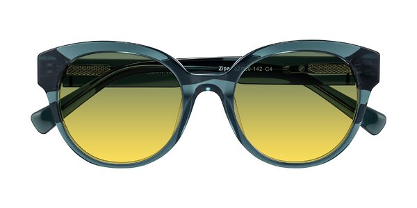 Front of Zipa in Petrol Blue