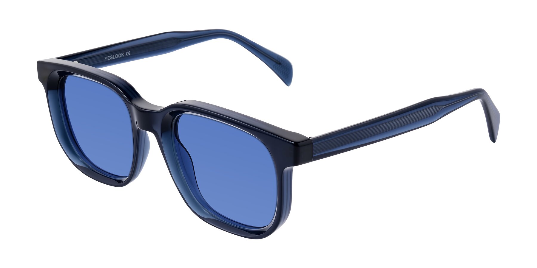 Angle of Mysterious in Dark Blue with Blue Tinted Lenses