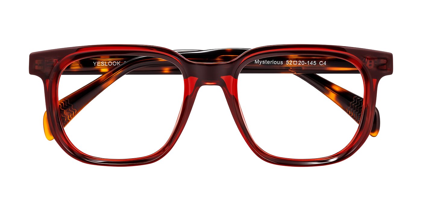 Mysterious - Wine/Tortoise Eyeglasses