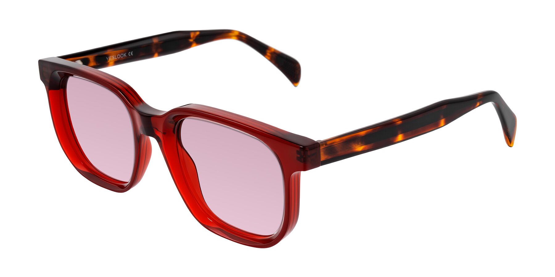 Angle of Mysterious in Wine/Tortoise with Light Wine Tinted Lenses