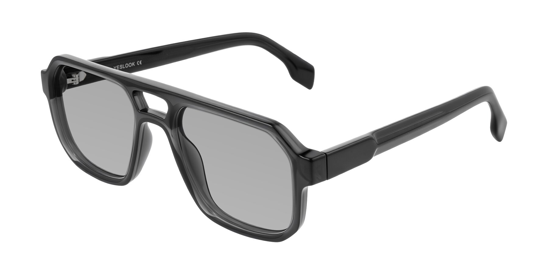 Angle of Beizaai in Dark Gray with Light Gray Tinted Lenses