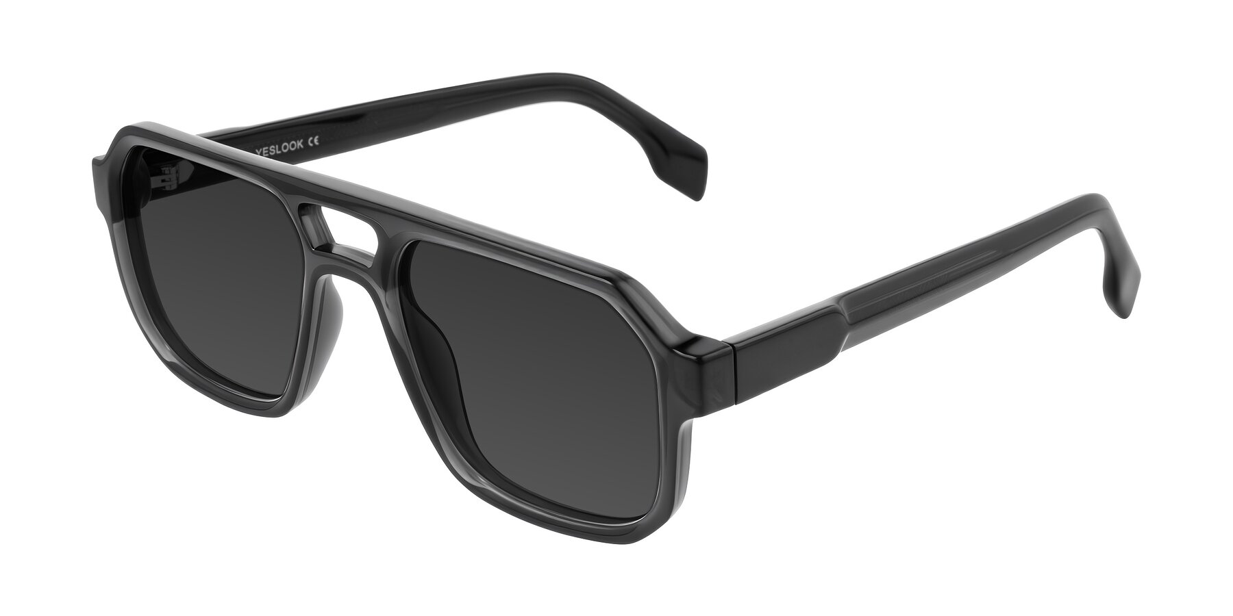 Angle of Beizaai in Dark Gray with Gray Tinted Lenses