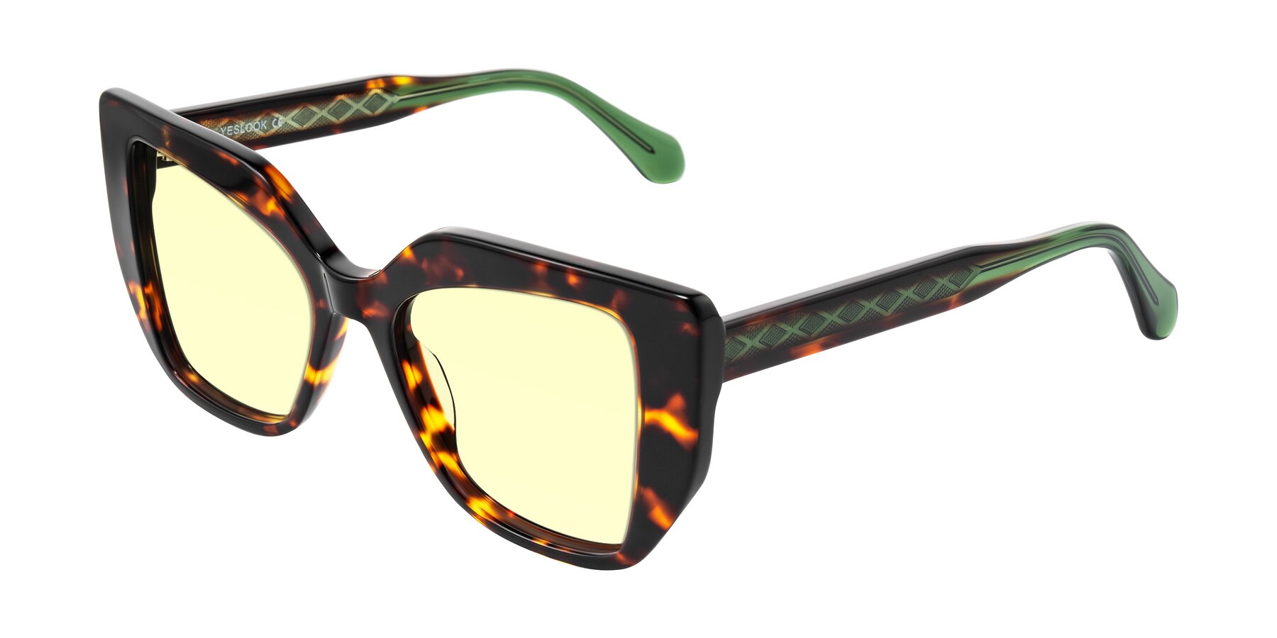 Angle of Arctic in Tortoise with Light Yellow Tinted Lenses