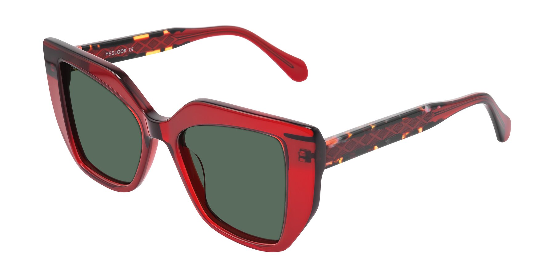 Angle of Arctic in Wine with Green Polarized Lenses