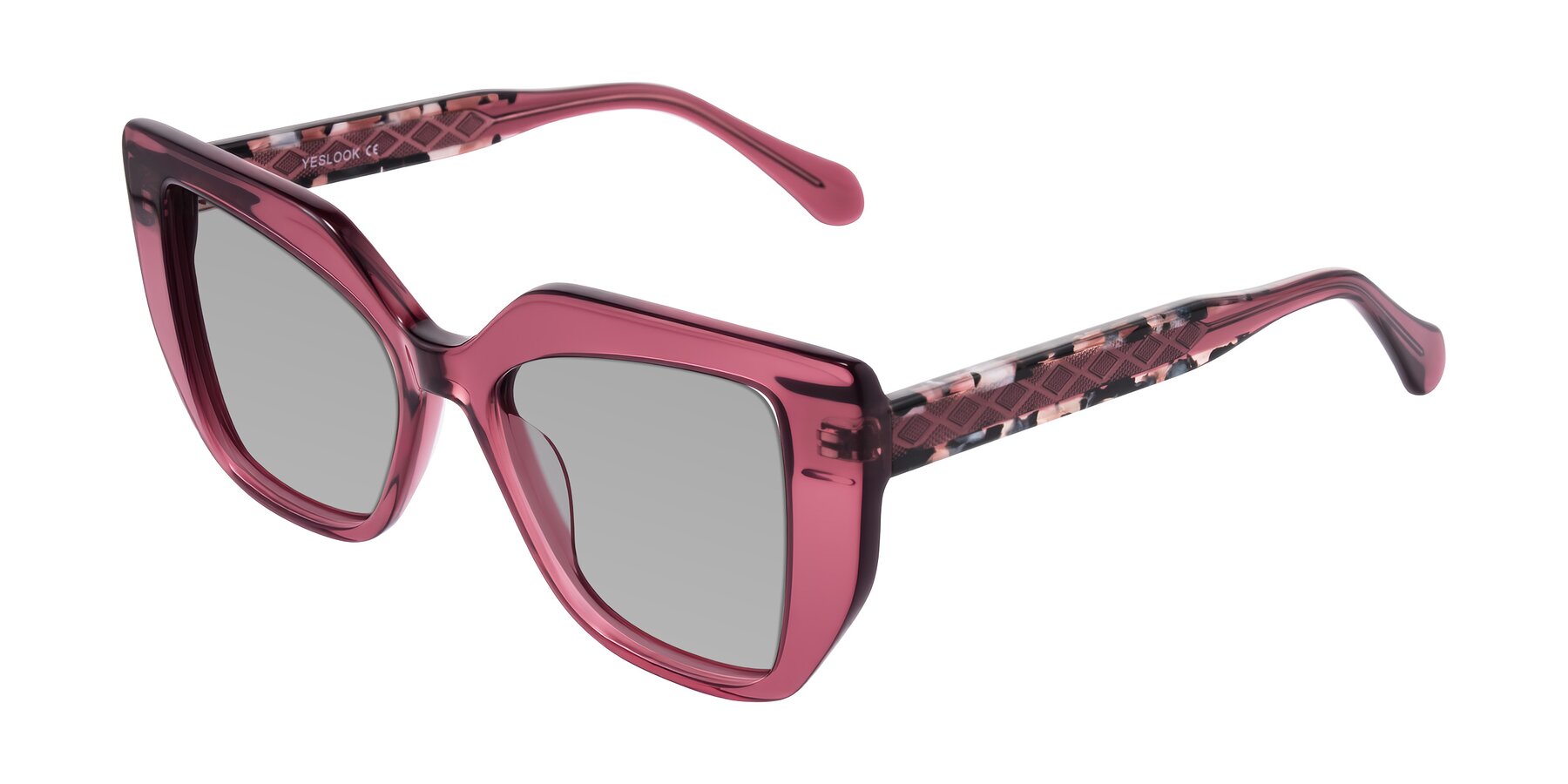 Angle of Arctic in Violet with Light Gray Tinted Lenses