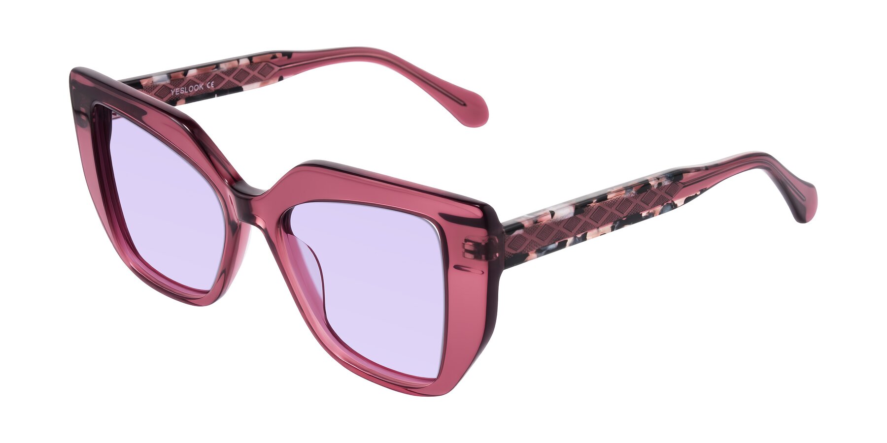 Angle of Arctic in Violet with Light Purple Tinted Lenses