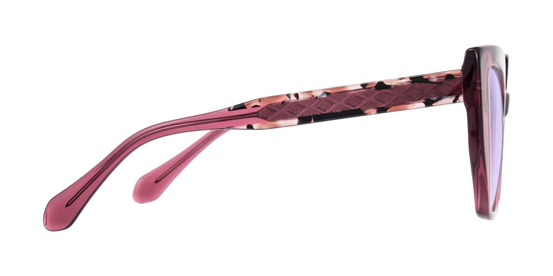 Side of Arctic in Violet with Light Purple Tinted Lenses