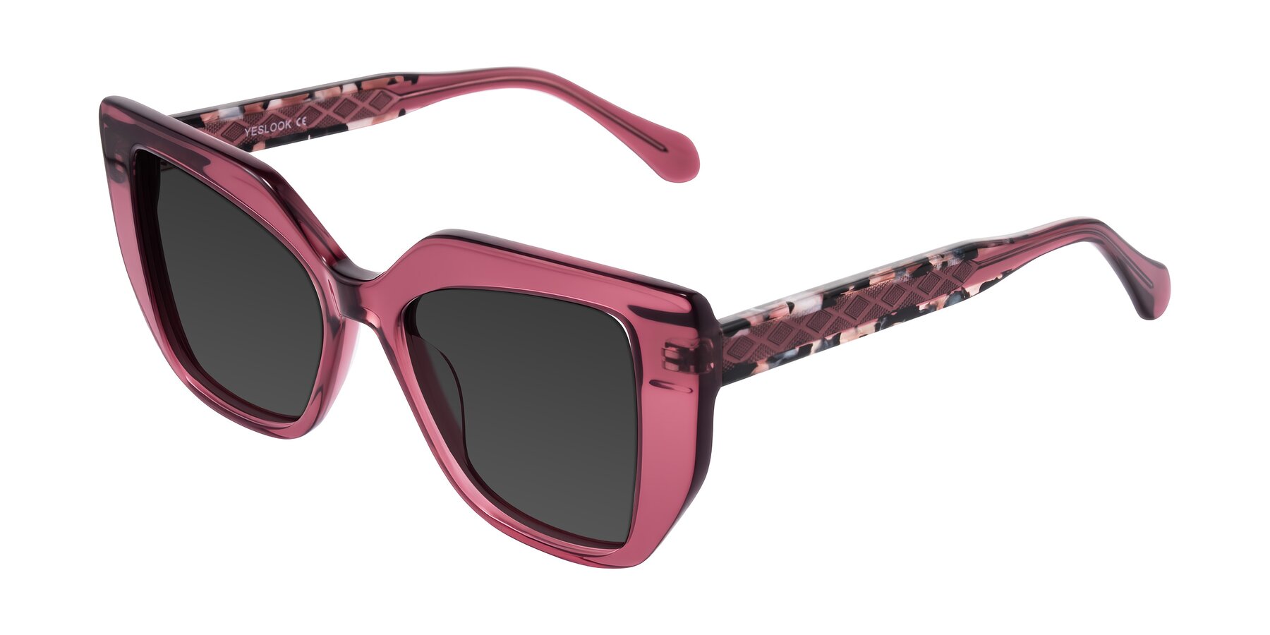 Angle of Arctic in Violet with Gray Tinted Lenses