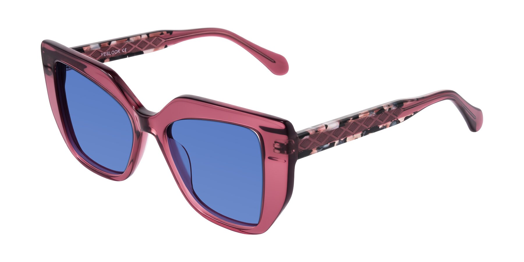 Angle of Arctic in Violet with Blue Tinted Lenses