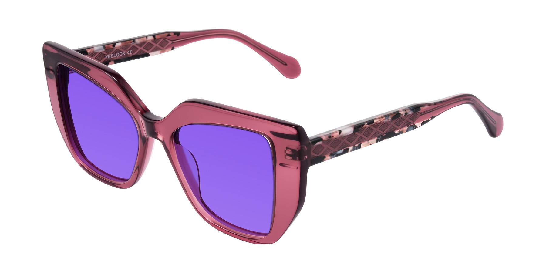 Angle of Arctic in Violet with Purple Tinted Lenses