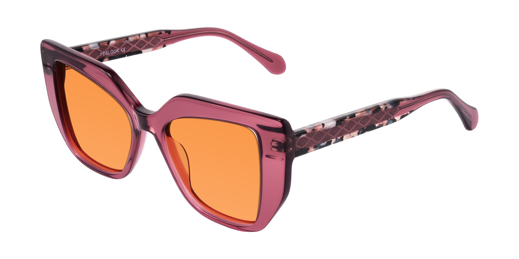 Angle of Arctic in Violet with Orange Tinted Lenses