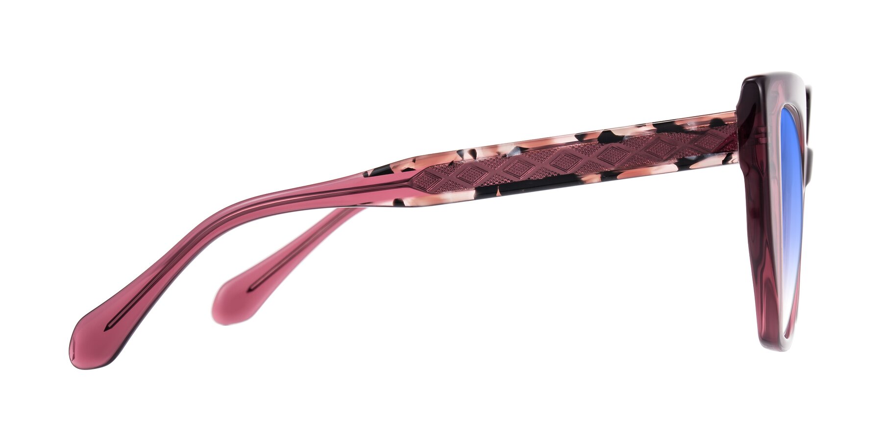Side of Arctic in Violet with Blue Gradient Lenses