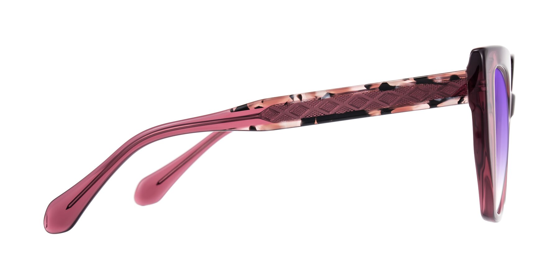 Side of Arctic in Violet with Purple Gradient Lenses
