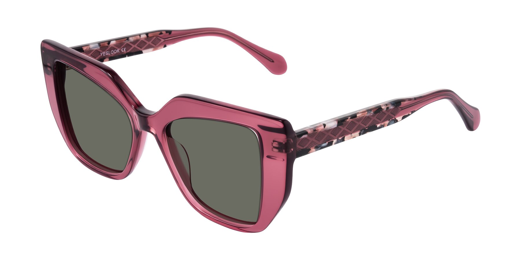 Angle of Arctic in Violet with Gray Polarized Lenses