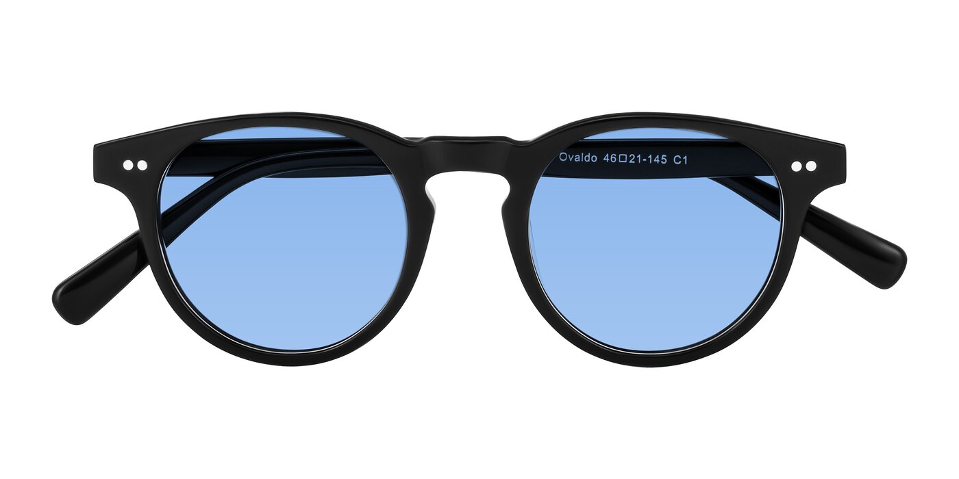 Ovaldo - Black Tinted Sunglasses