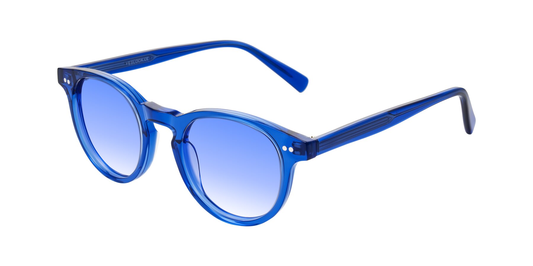 Angle of Ovaldo in Blue with Blue Gradient Lenses