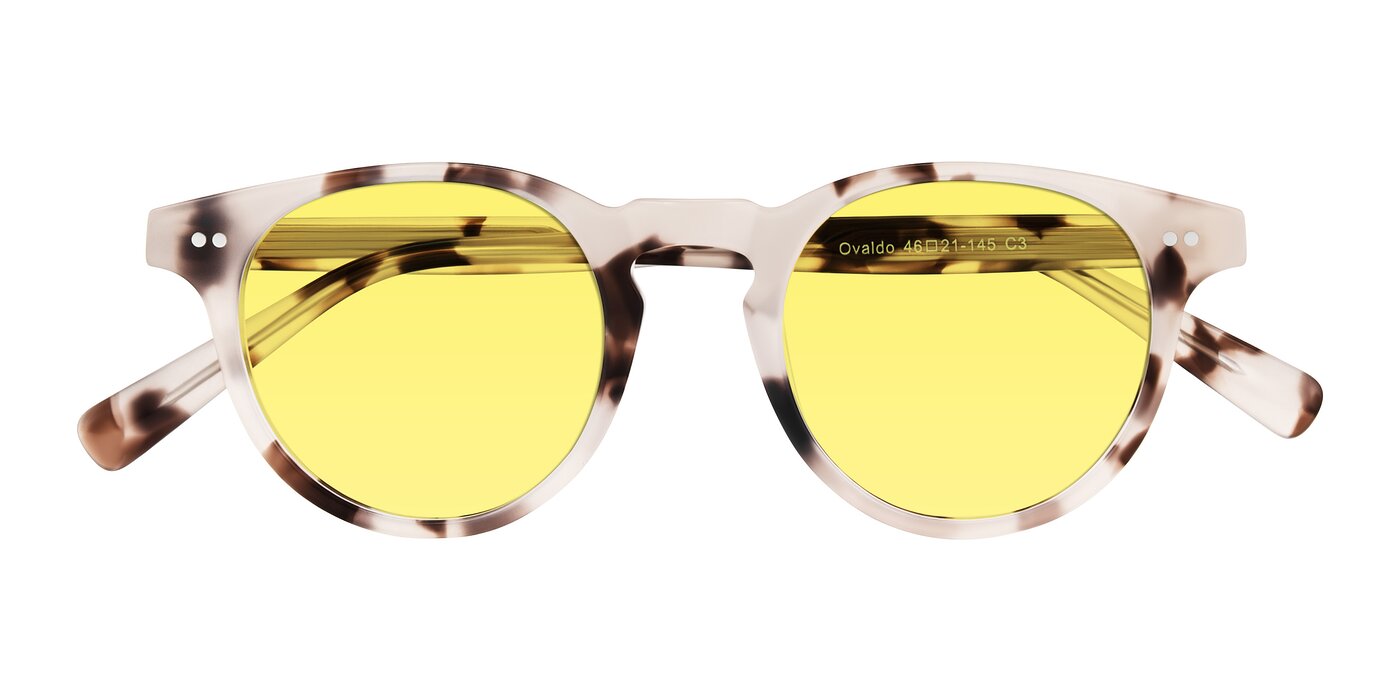 Ovaldo - Ivory Tortoise Tinted Sunglasses