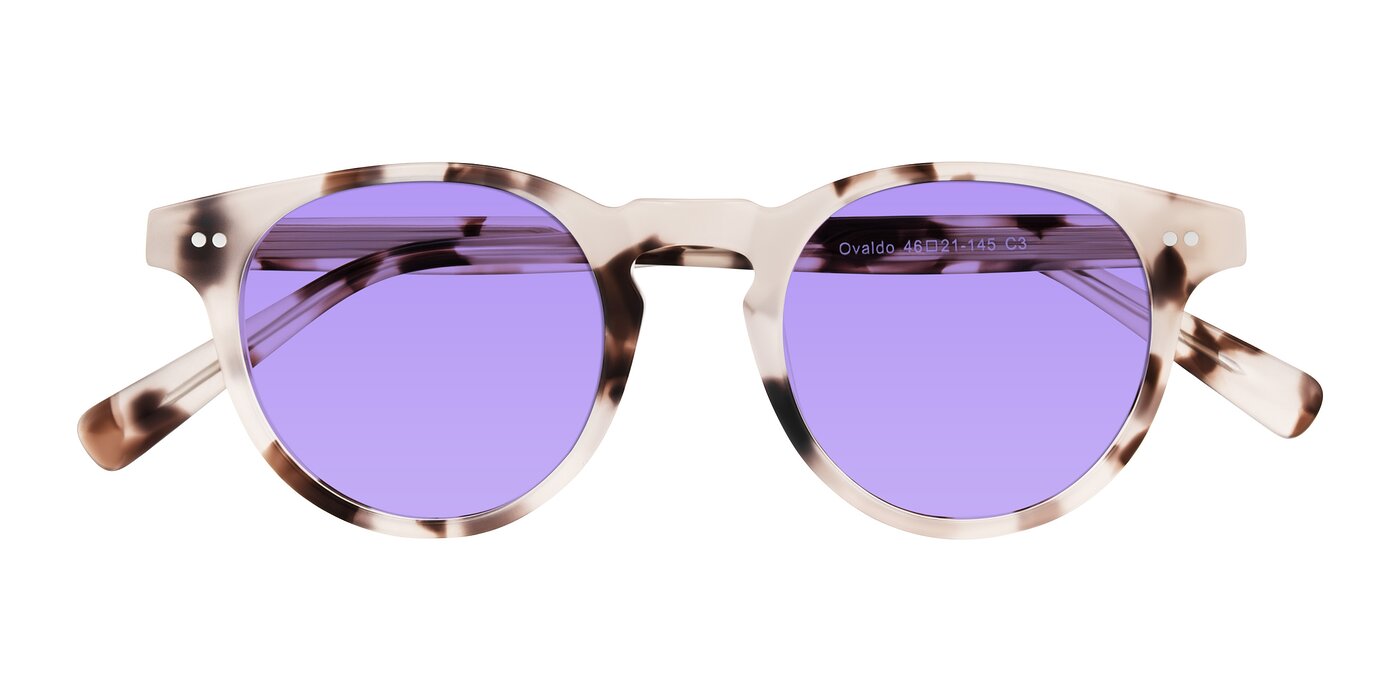 Ovaldo - Ivory Tortoise Tinted Sunglasses