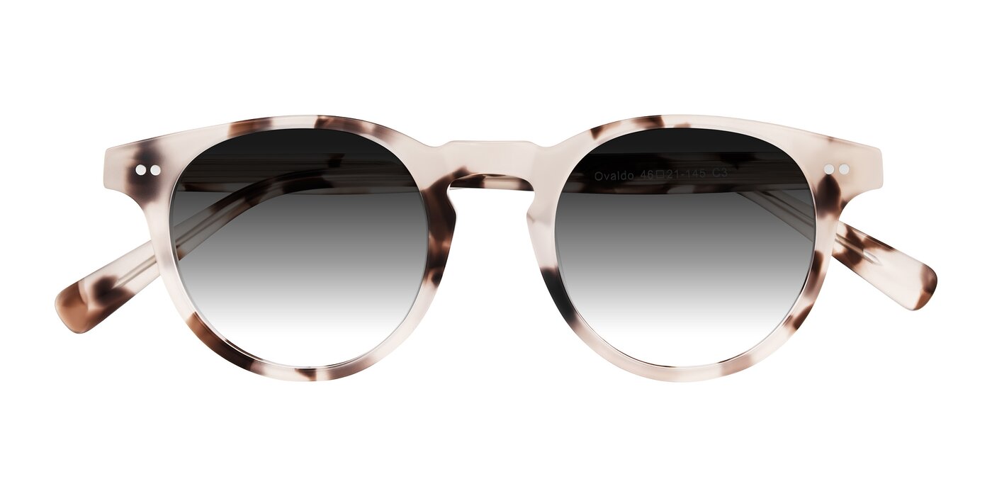 Ovaldo - Ivory Tortoise Gradient Sunglasses