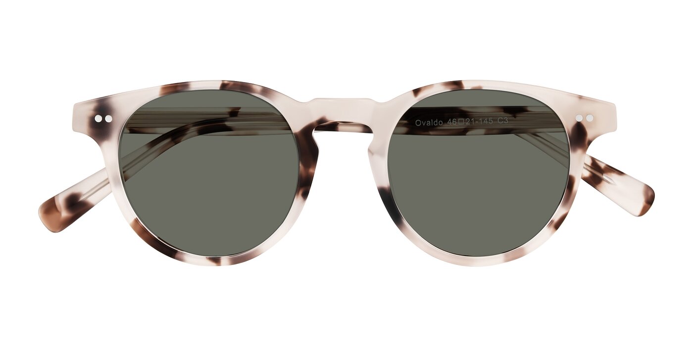 Ovaldo - Ivory Tortoise Polarized Sunglasses