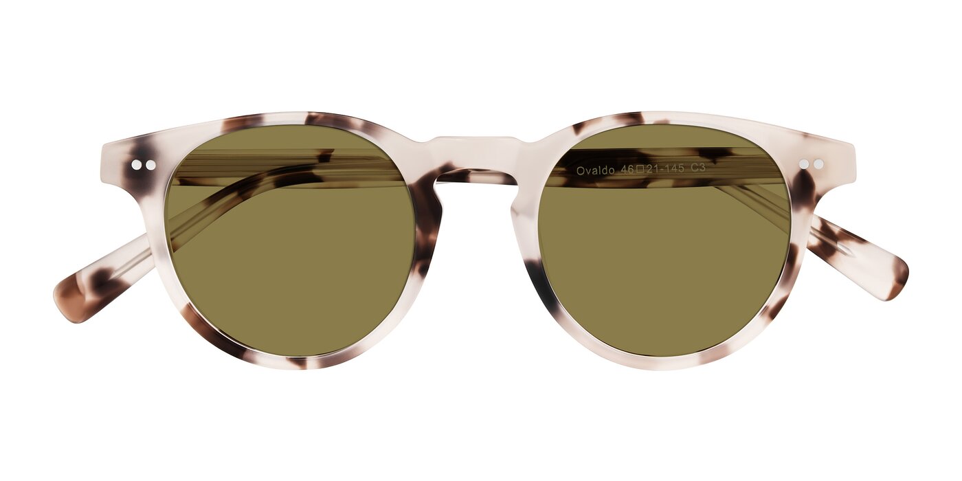 Ovaldo - Ivory Tortoise Polarized Sunglasses