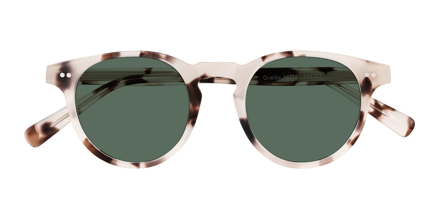 Ovaldo - Ivory Tortoise Polarized Sunglasses