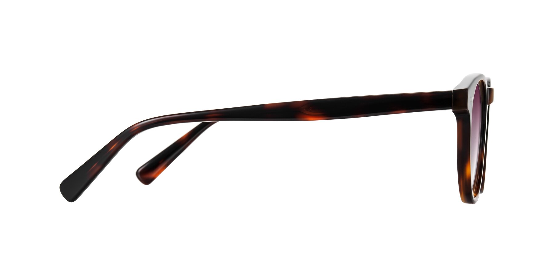 Side of Ovaldo in Tortoise with Wine Gradient Lenses