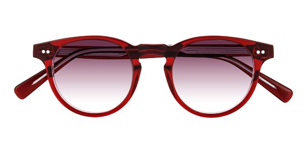 Front of Ovaldo in Wine/Clear