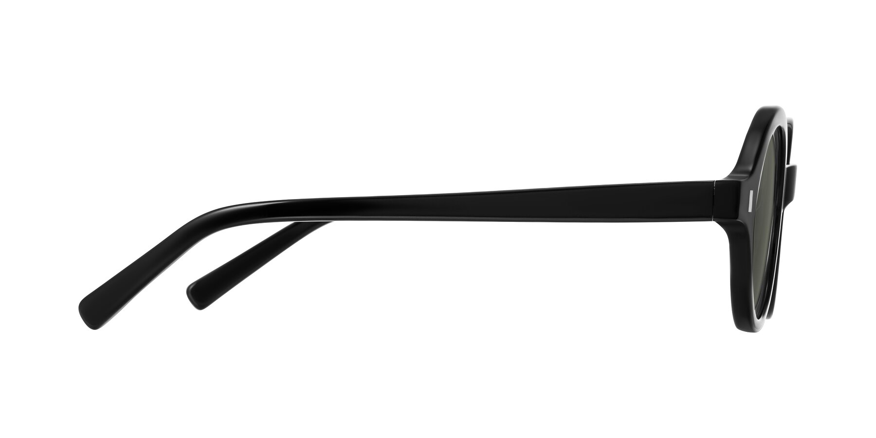 Side of Lozada in Black with Gray Polarized Lenses
