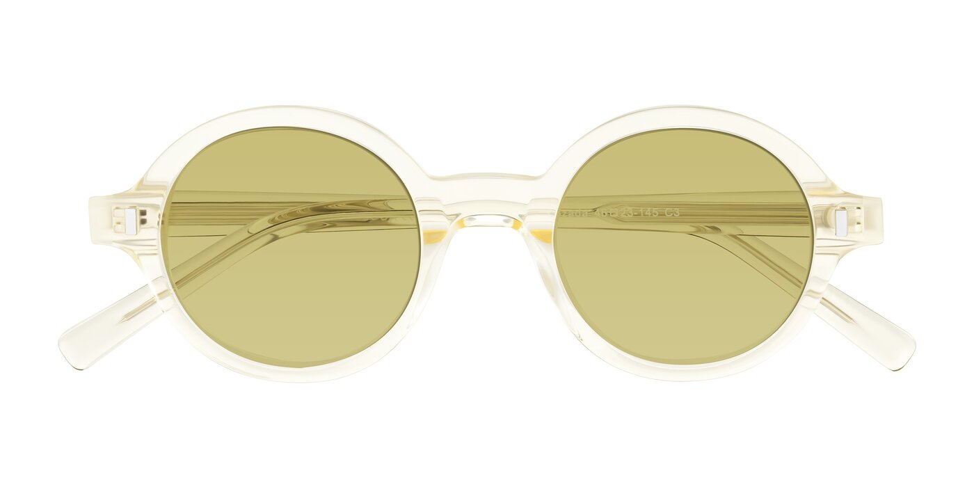 Lozada - Transparent Yellow Tinted Sunglasses