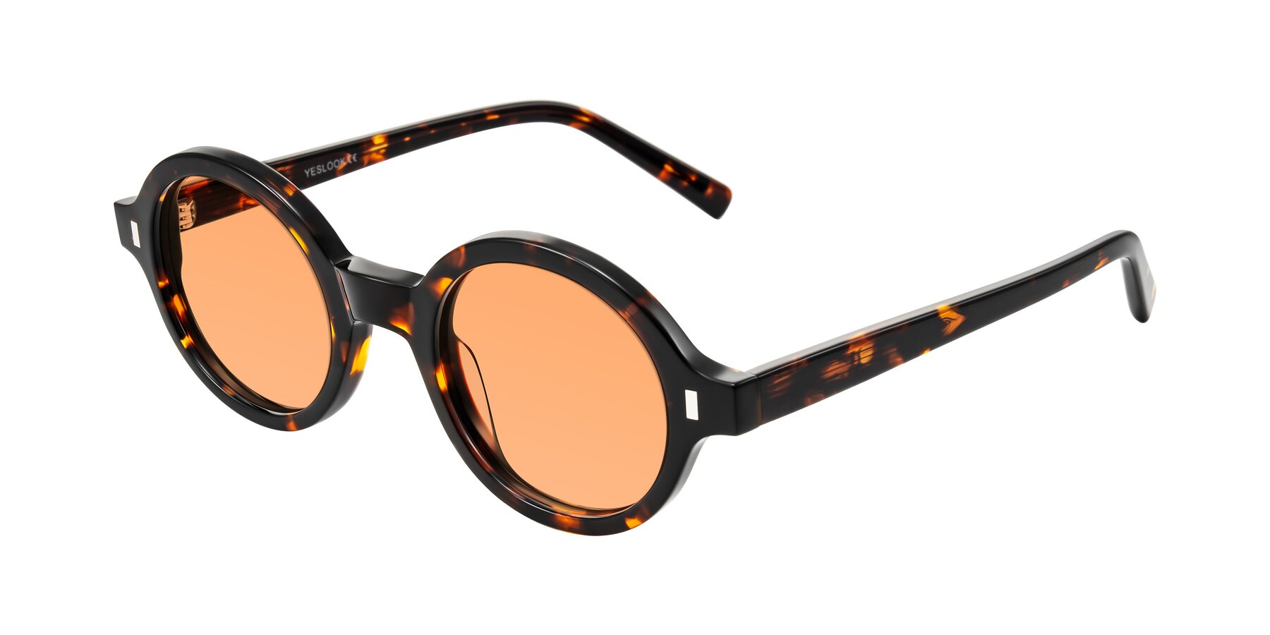 Angle of Lozada in Tortoise with Medium Orange Tinted Lenses
