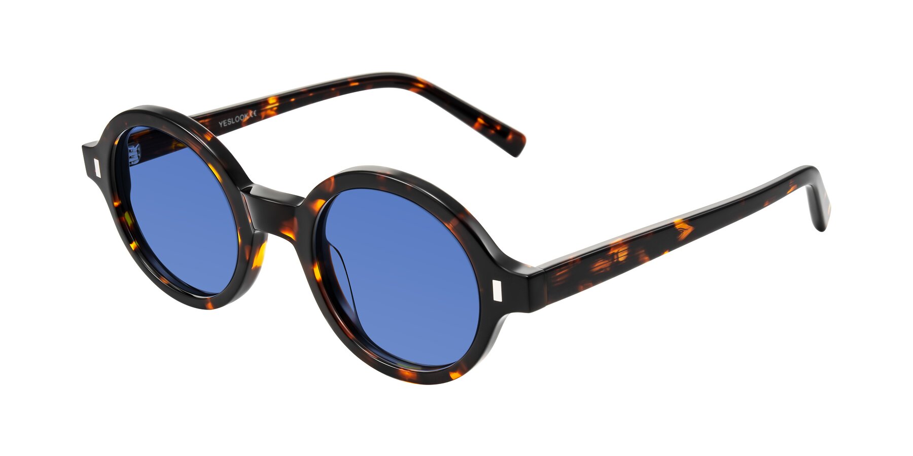 Angle of Lozada in Tortoise with Blue Tinted Lenses