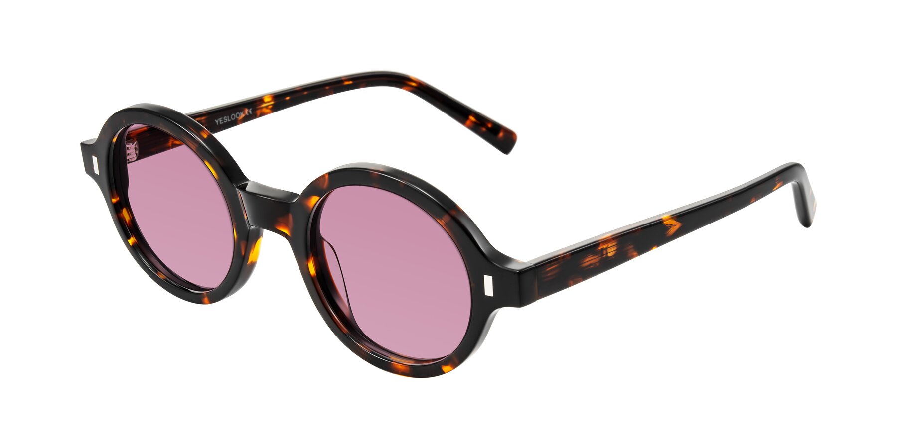 Angle of Lozada in Tortoise with Medium Wine Tinted Lenses