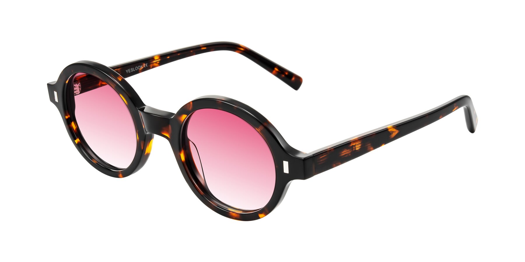 Angle of Lozada in Tortoise with Pink Gradient Lenses