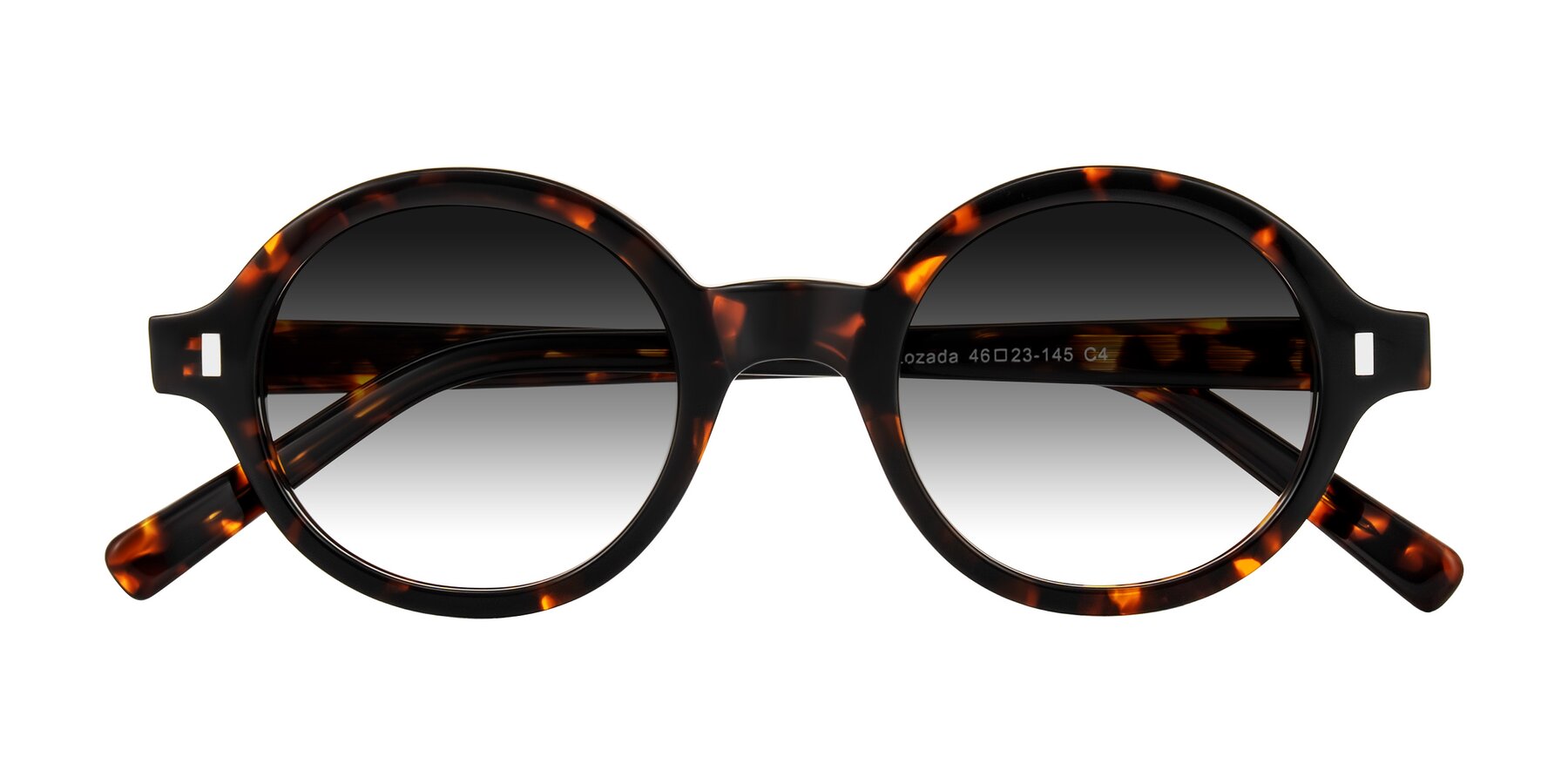 Folded Front of Lozada in Tortoise with Gray Gradient Lenses