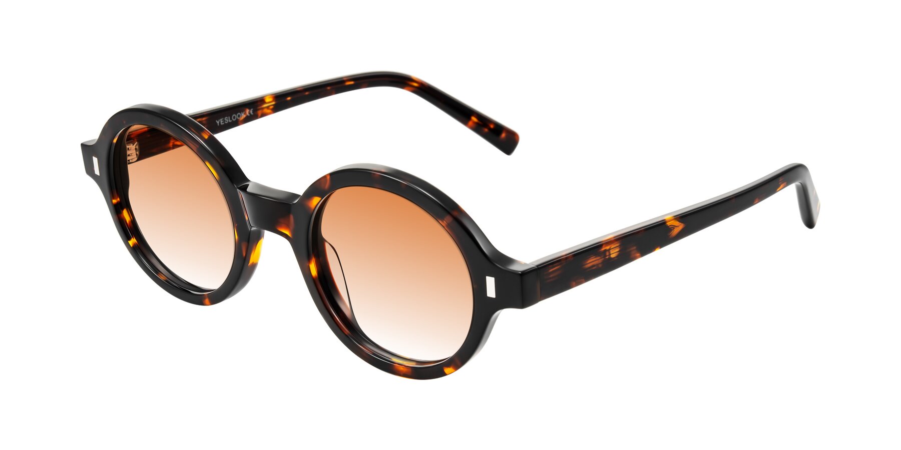 Angle of Lozada in Tortoise with Orange Gradient Lenses