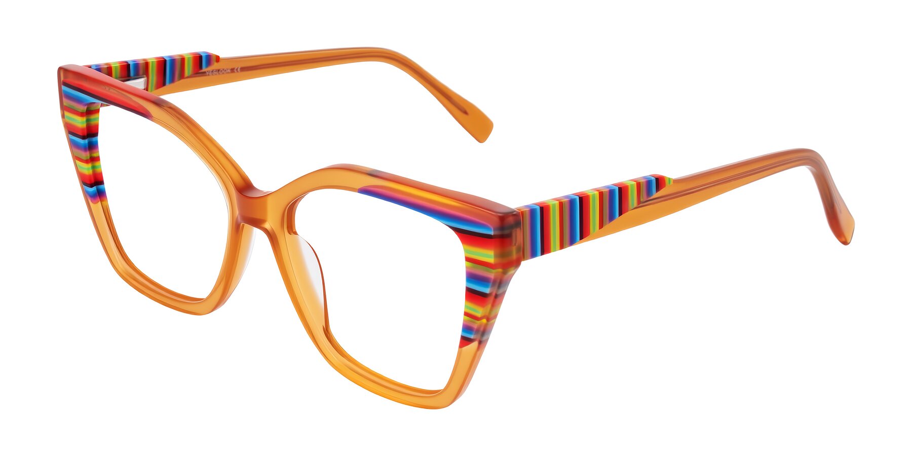 Angle of Zimme in Honey Groove with Clear Eyeglass Lenses