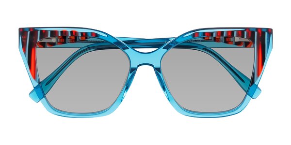 Front of Zimme in Blue Fizz