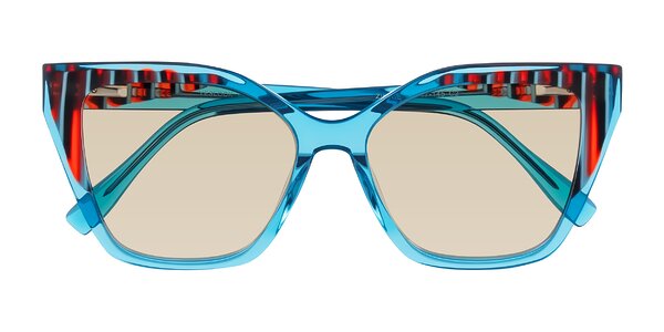 Front of Zimme in Blue Fizz