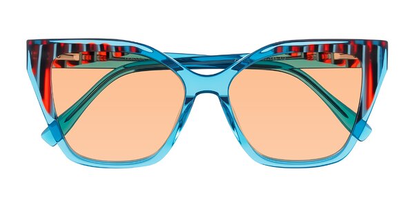 Front of Zimme in Blue Fizz