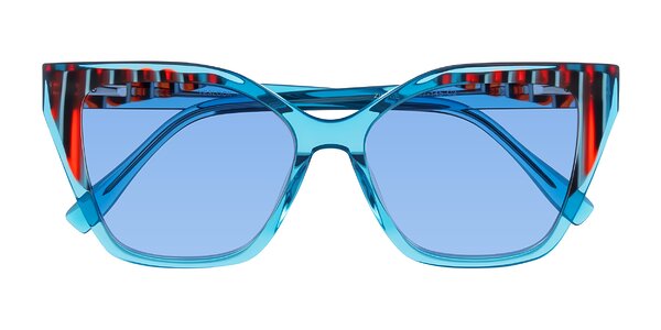 Front of Zimme in Blue Fizz