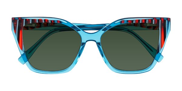 Front of Zimme in Blue Fizz