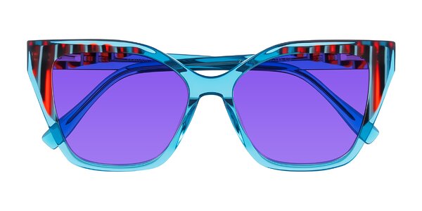 Front of Zimme in Blue Fizz